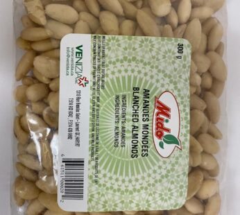 BLANCHED ALMONDS 300G MIDO