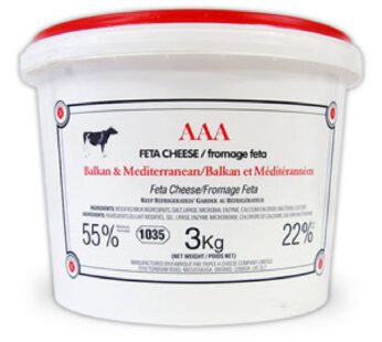 Feta Cheese Triple A 3Kg