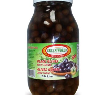 Green World Black Olives 2.84 L