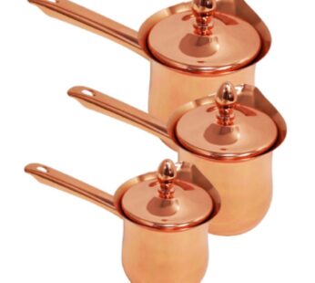 Coffee Pots Stainless Bronze Set of 3