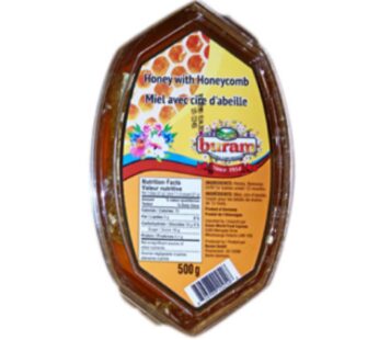 Buram Honey with Comb 500g in Tray