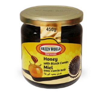 Green World Honey w Black Cumin seeds 450g