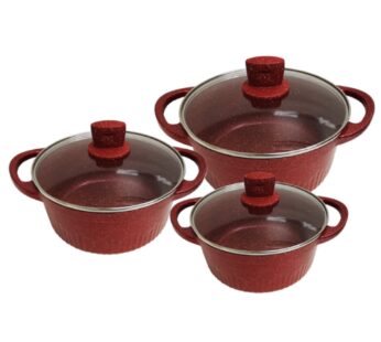 Cooking Pot Granite Coating Set of 3