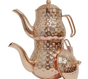 Tea Pot Double Kettle Bronze [Korkmaz] 1L,2L