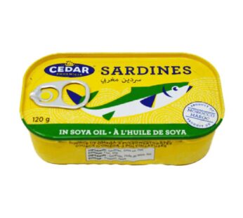 Sardines in soya Oil Cedar