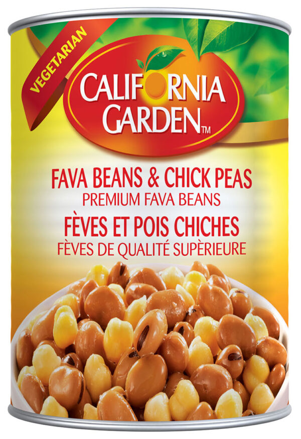 California Garden Fava Beans and Chick peas 450ml