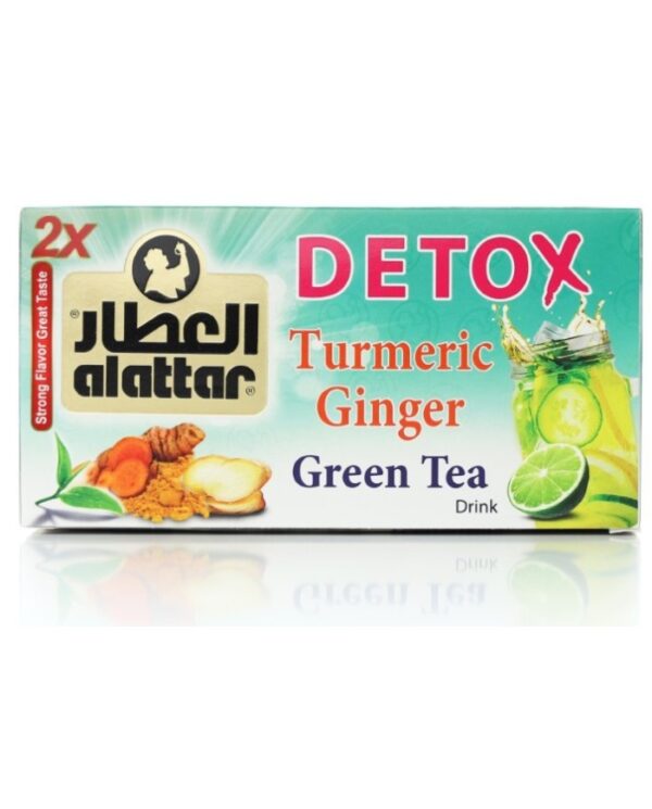 Alattar Detox Turmeric Ginger Green Tea 20x30 g teabags